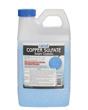 Show details for Crystal Blue Copper Sulfate Algaecide - 5 lbs Image of Sanco Black Out bottle Black Pond Dye