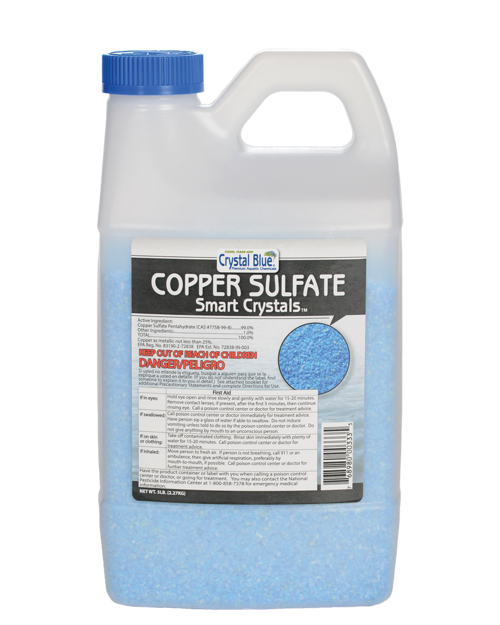 Picture of Crystal Blue Copper Sulfate Algaecide - Aquatic Grade Granular Pond Algae Control - 5 lbs