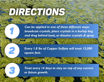 Image directions to use black pond dye