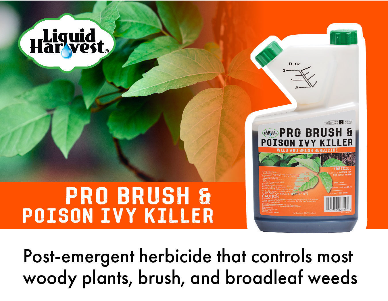 Poison ivy killer herbicide pro brush control sanco sanco industries